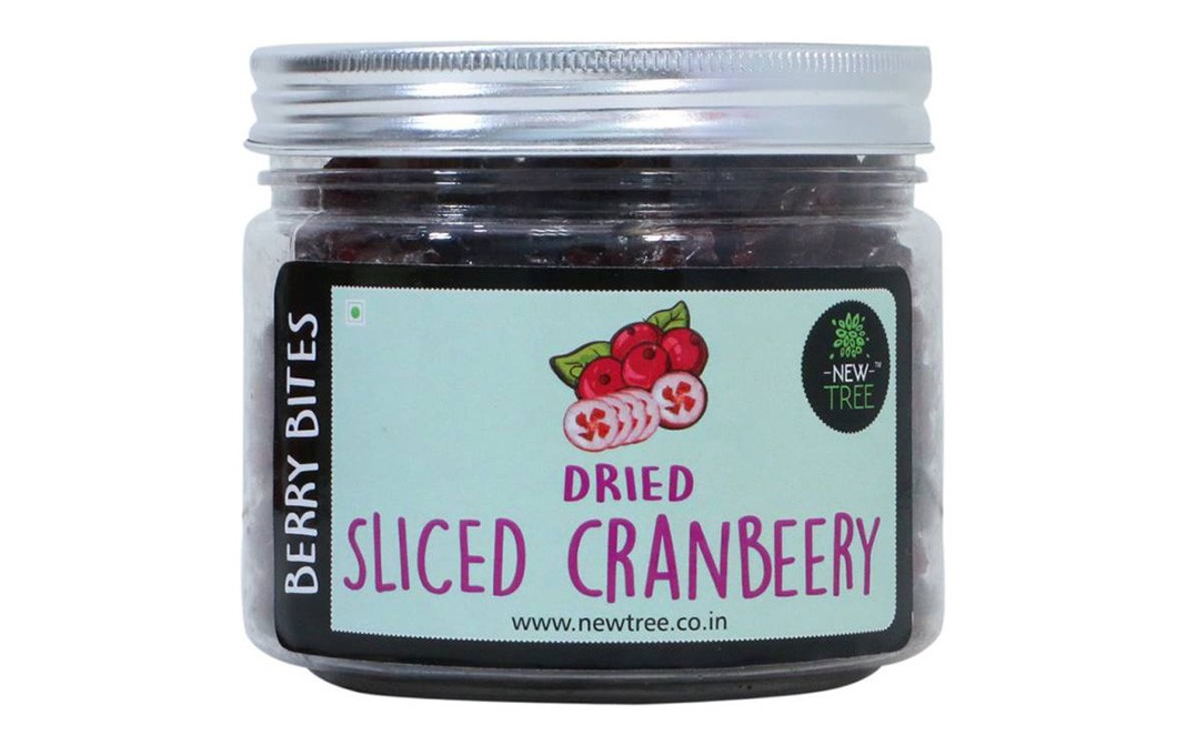 New Tree Dried Sliced Cranberry    Glass Jar  200 grams